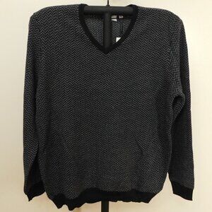 Calvin Klein V Neck Italian Yarn Sweater 2XL